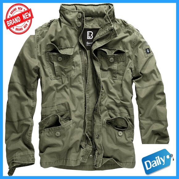 Men's Field Jacket Classic Retro Outdoor Active Wear Cotton Adjustable Fit